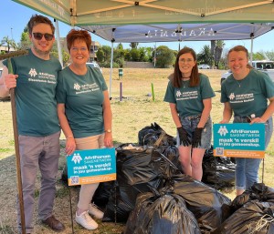 Opruimingsprojek in Heuwelsig vier die koms van lente