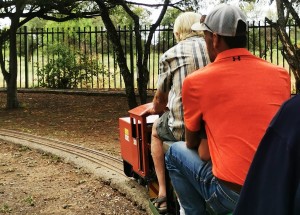 Ride a train with fearless hair to show you care