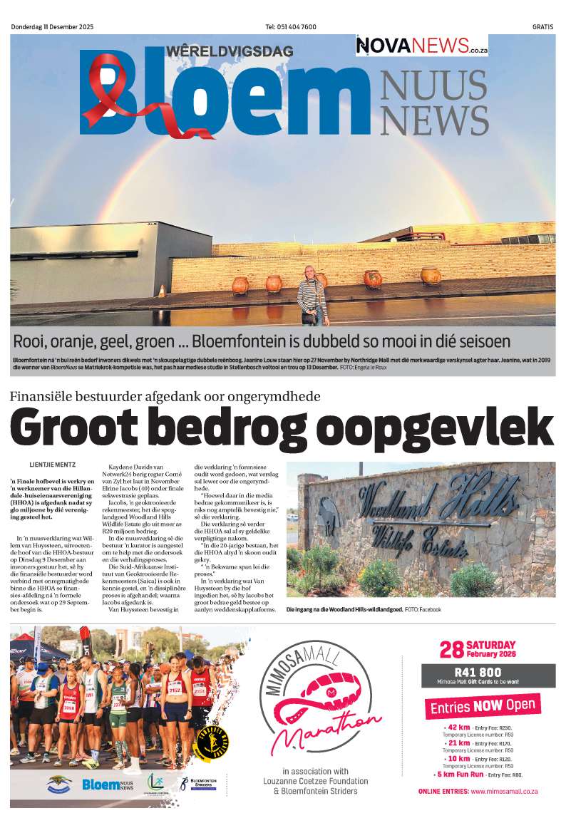 BloemNuus – E-Edition – 11 Desember 2025