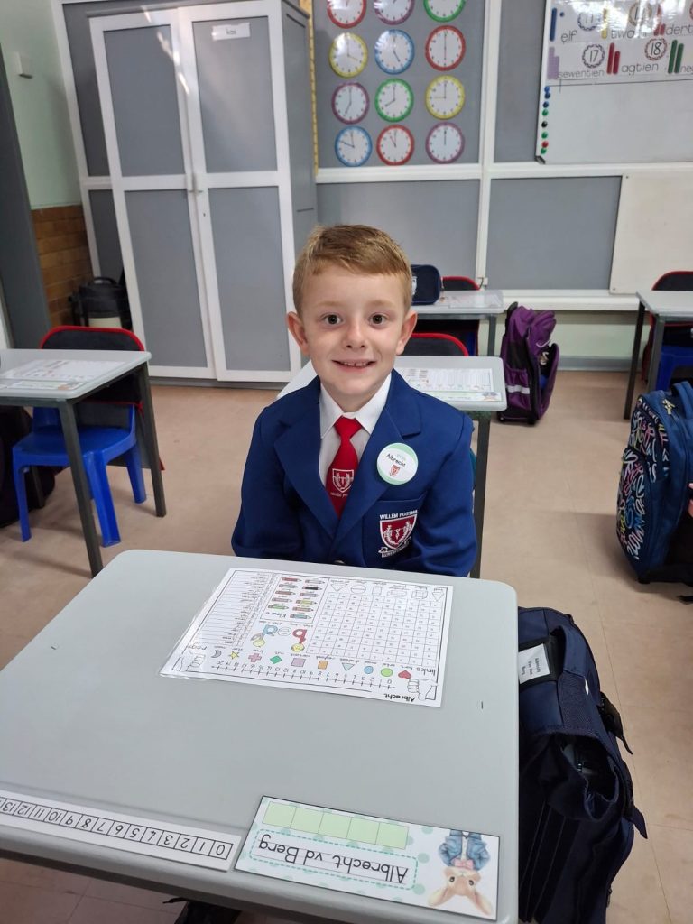 Albrecht van den Berg van die Willem Postma Primêre Skool.