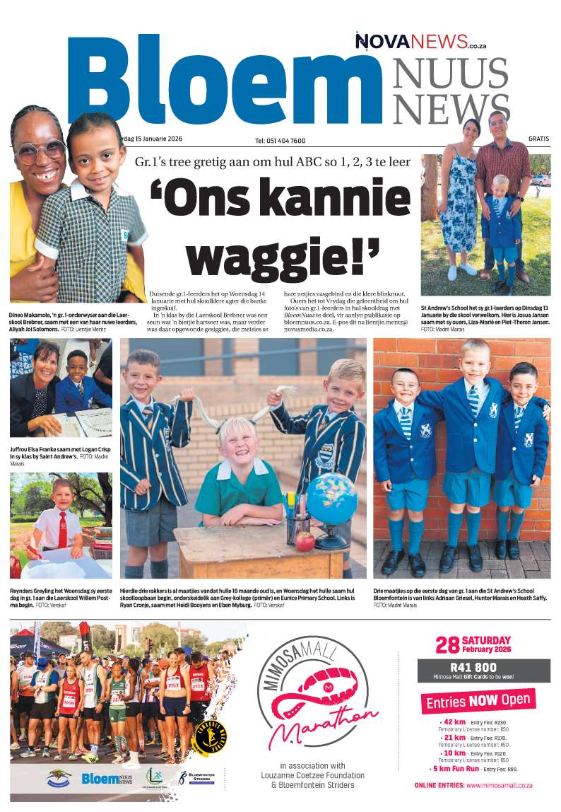 BloemNuus – E-Edition – 15 Januarie 2026