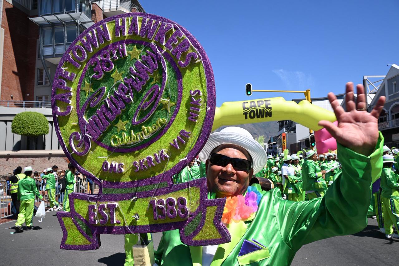 Thousands attend Cape Town’s colourful annual minstrel parade