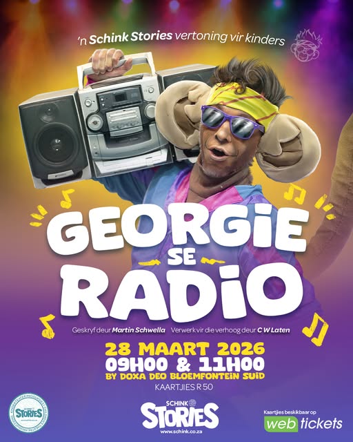 Georgie se Radio is op 28 Maart terug op die verhoog met twee vertonings. 