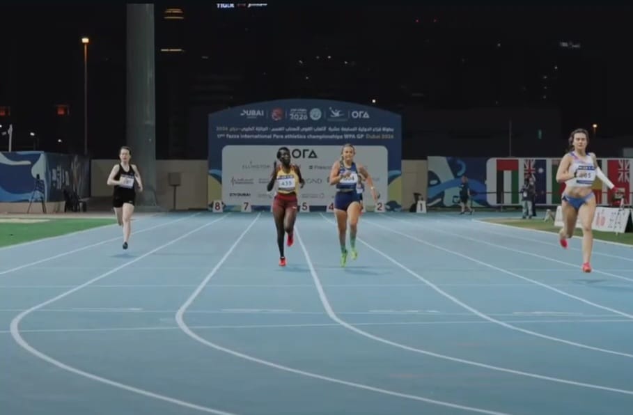 Arina Nicolaisen in aksie in Doebaai. FOTO: Verskaf