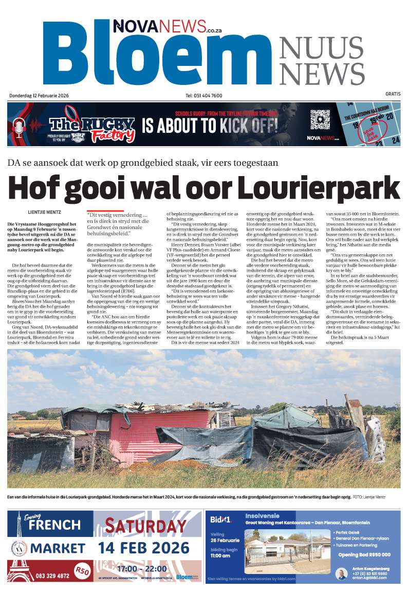BloemNuus – E-Edition – 12 Februarie 2026