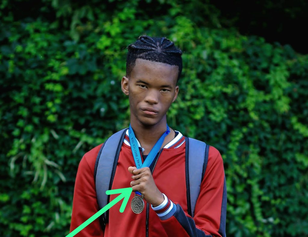 A young man that was once helped by the Smile Foundation, takes on the Mimosa Mall Marathon.