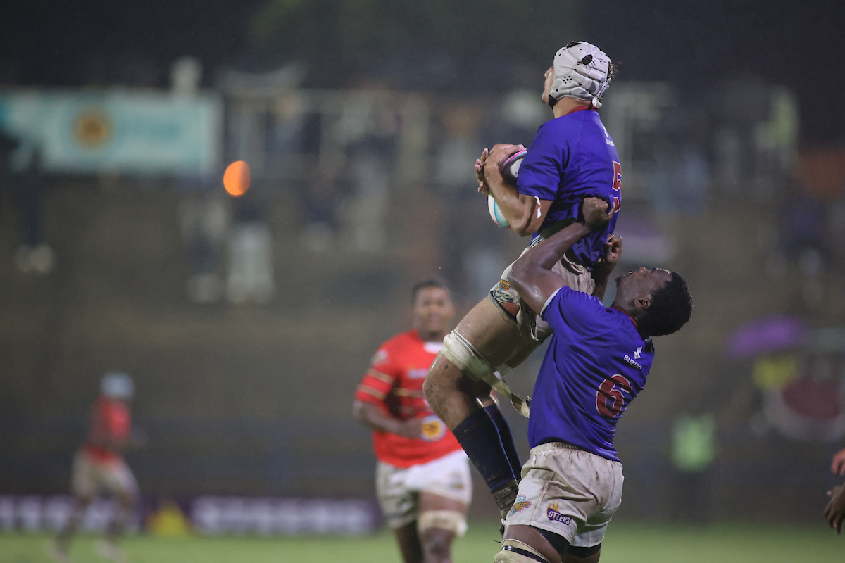 Juan Venter of FNB UFS Shimlas during the match between FNB UFS Shimlas and FNB UP Tuks at Shimlapark in Bloemfontein.