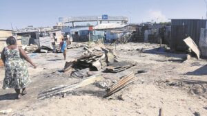 Another devastating fire destroys 18 shacks in Site C’s Taiwan Informal Settlement