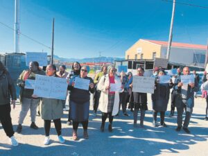 Noluthando staff in Khayelitsha will continue protesting until their grievances are met