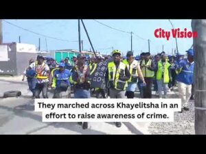 WATCH | CPF members in the Khayelitsha march against crime