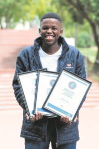 Manzomthombo Secondary High School learner in Mfuleni praises Engen for programme