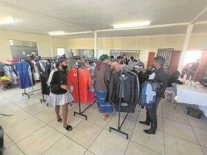 Residents delight in clothes