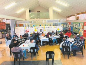 Men discuss sexual orientation at Lwandle Migrant Labour Museum event on Youth Day