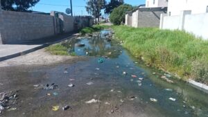 ‘Leaders see us as voting cows’: Residents in Lower Crossroads fed up with sewage-filled road