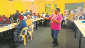 Learning all about breast cancer at Gugulethu Library