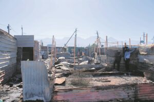 Blaze hits Solly’s Town