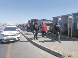 Shack owners warned