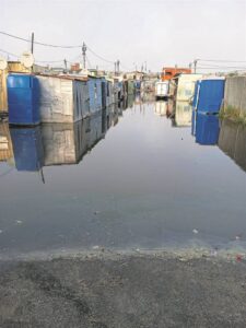 Ongoing sewage problems force Laduma Street residents to vacate their homes