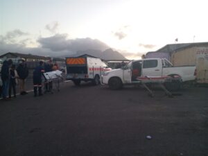 Taxi bosses gunned down outside a retail store