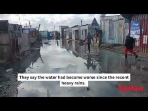WATCH | Kosovo shack dwellers in Samora Machel plead for City intervention to drain stagnant water on Emagubevini Street