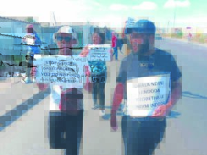 Young Intellectuals of Khayelitsha walk to fight against GBV