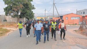 Strand CPF and Lwandle police lead anti-crime walk to reclaim streets