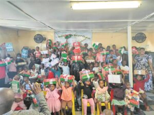 Children showered with gifts