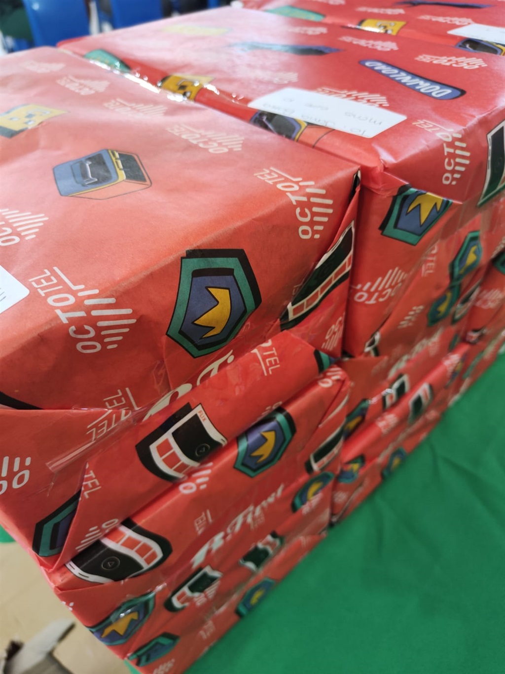 A total of 33 pairs of school shoes were donated.