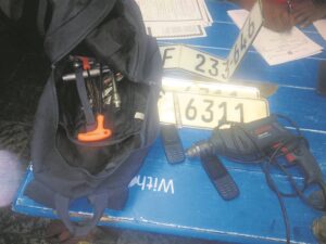 Two carjacking suspects caught in the act