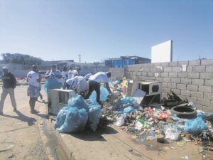 Ward 33 ANCYL clean illegal dumping sites on Worker’s Day