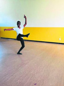 Young dancer off to the USA