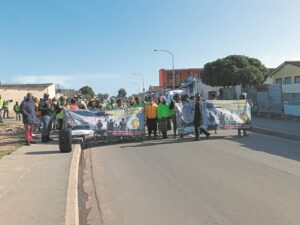 Residents pray against crime