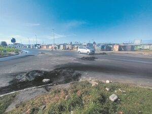 Just burning tyres . . .