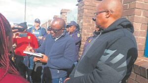 Learners marched against crime in Langa