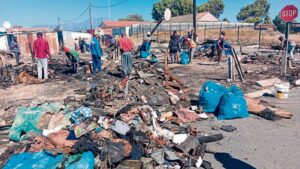 Family left in limbo after fire razes their Nyanga home