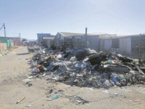 Piling rubbish poses danger