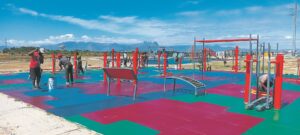 Newly refurbished play park provides SST children with healthy outlet to stay fit