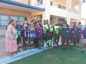 Netball team gets new kit
