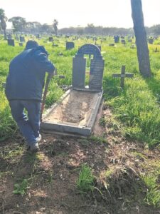 Family urges action in response to theft of mother’s gravestone