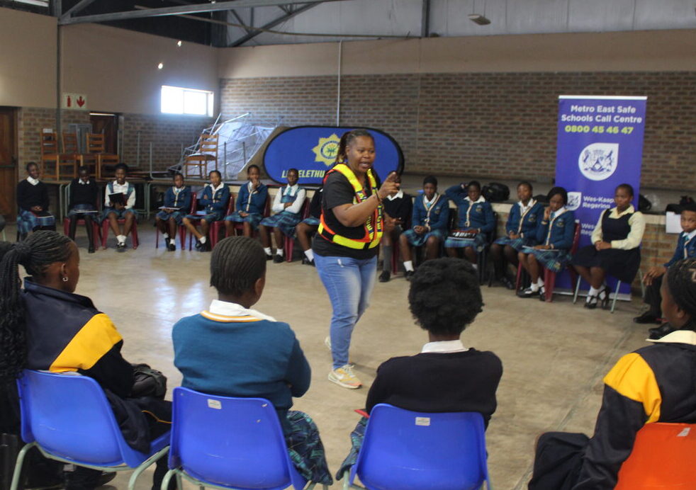Ayanda Mazwi, the WCED's school safety support worker, described the programme as a Easter Holiday Programme to educate learners about the dangers of bullying and substance abuse.