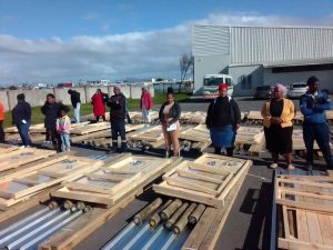 Ward 34 shack fire victims receive building materials after months of waiting