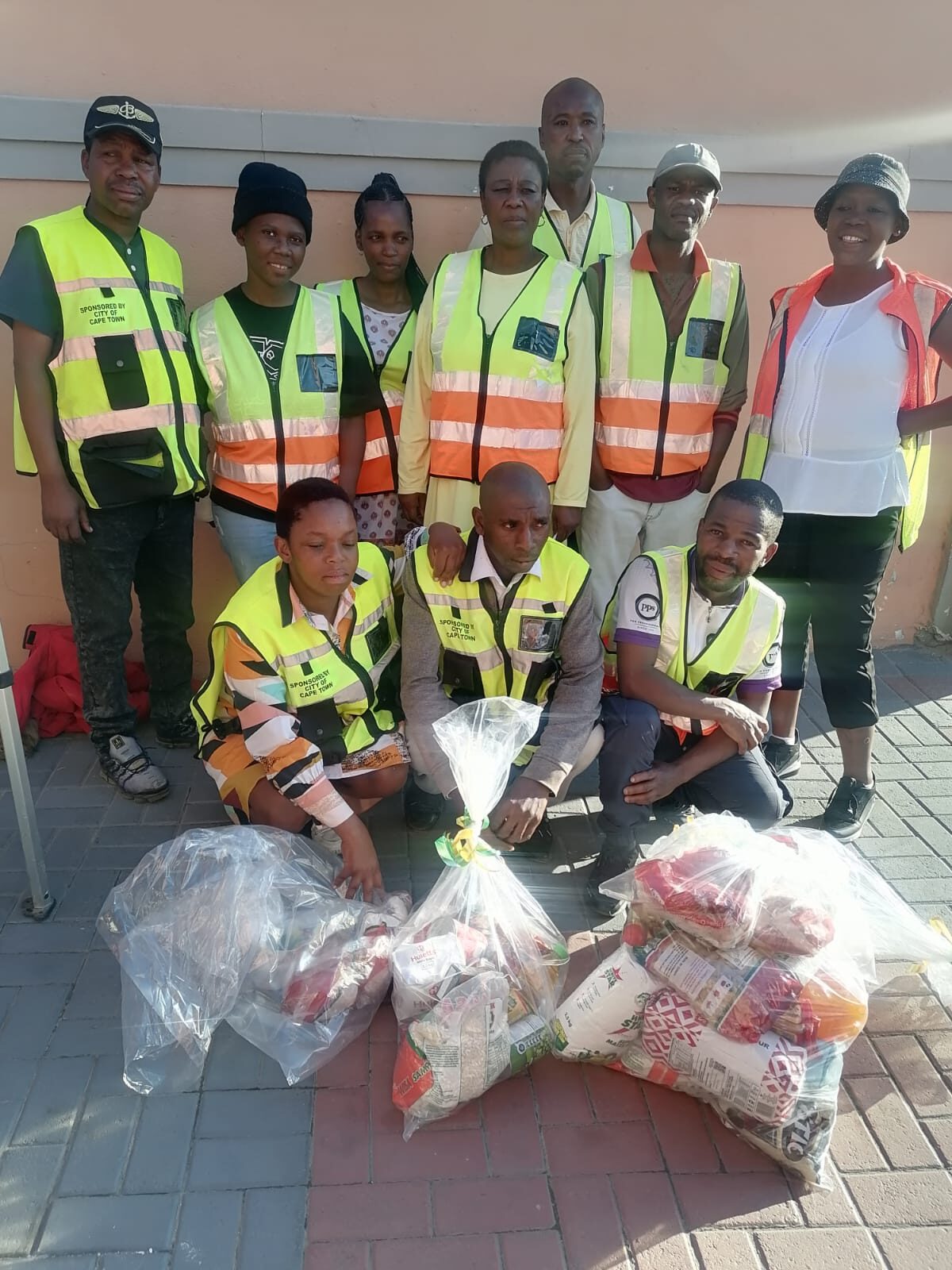 Gugulethu residents donate food parcels to Vuyani Neighbourhood Watch