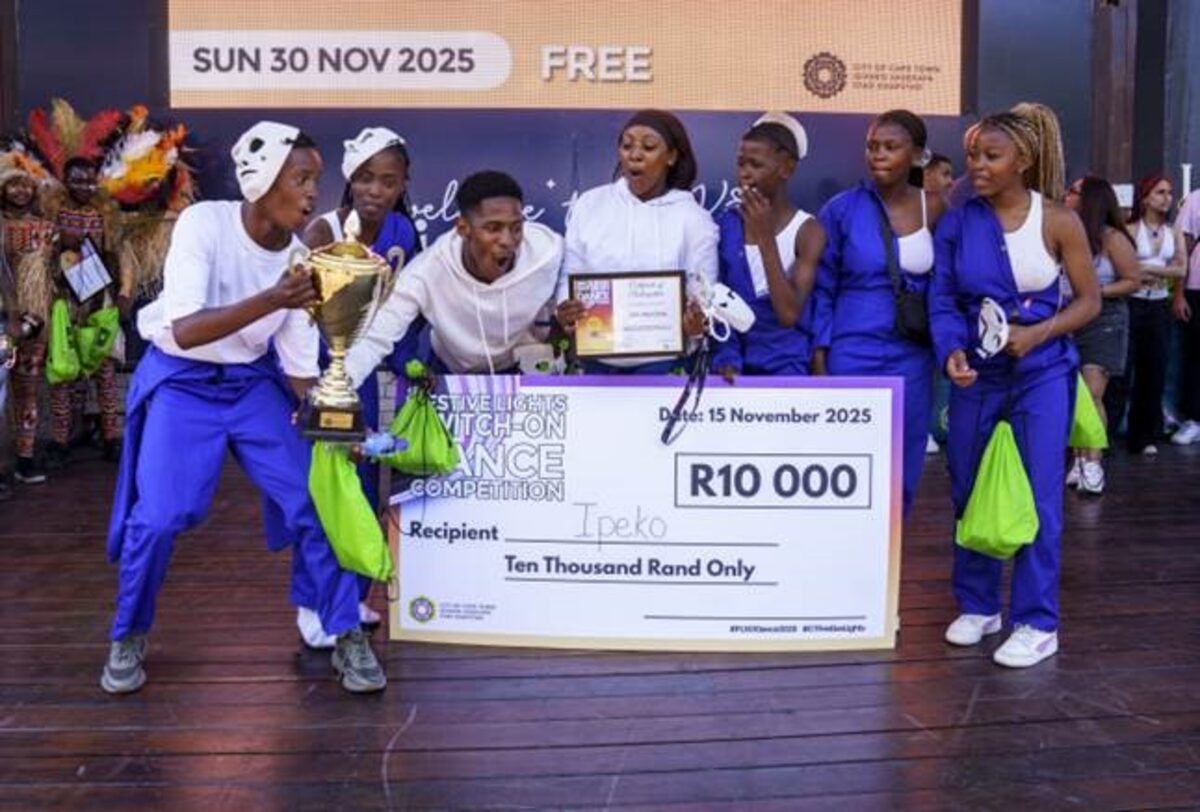 Ipeko dance group from Philippi will perform at Festive Lights Switch-On