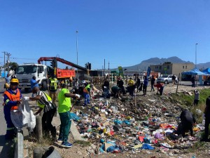 Lwandle ward 86 residents unite to clean dumping hotspots
