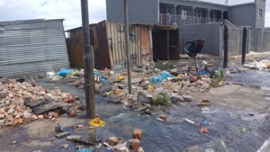 Meat vendors left without stalls after sewage pipe burst in Makhaza