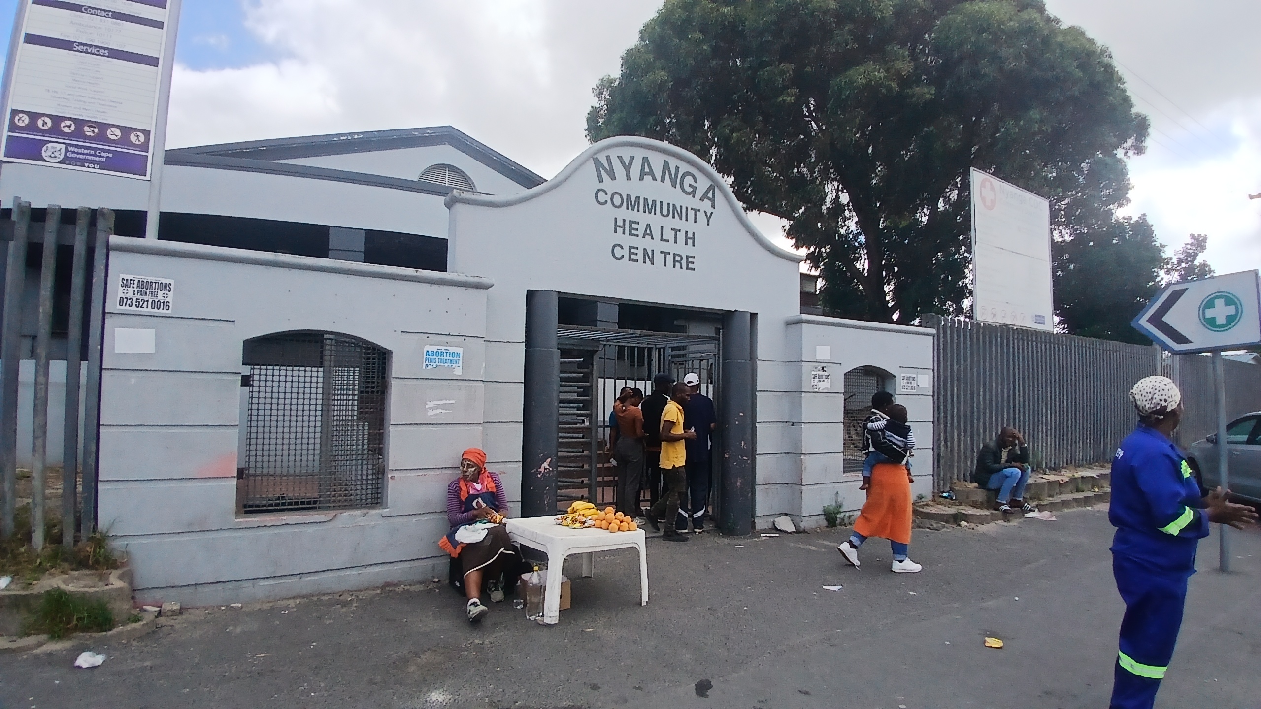 Nyanga Community Health Centre operating normally after power outage