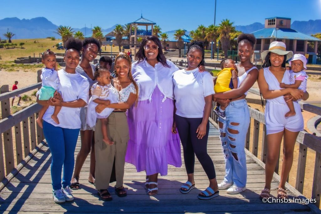 Teen mothers who graduated from the programme.
