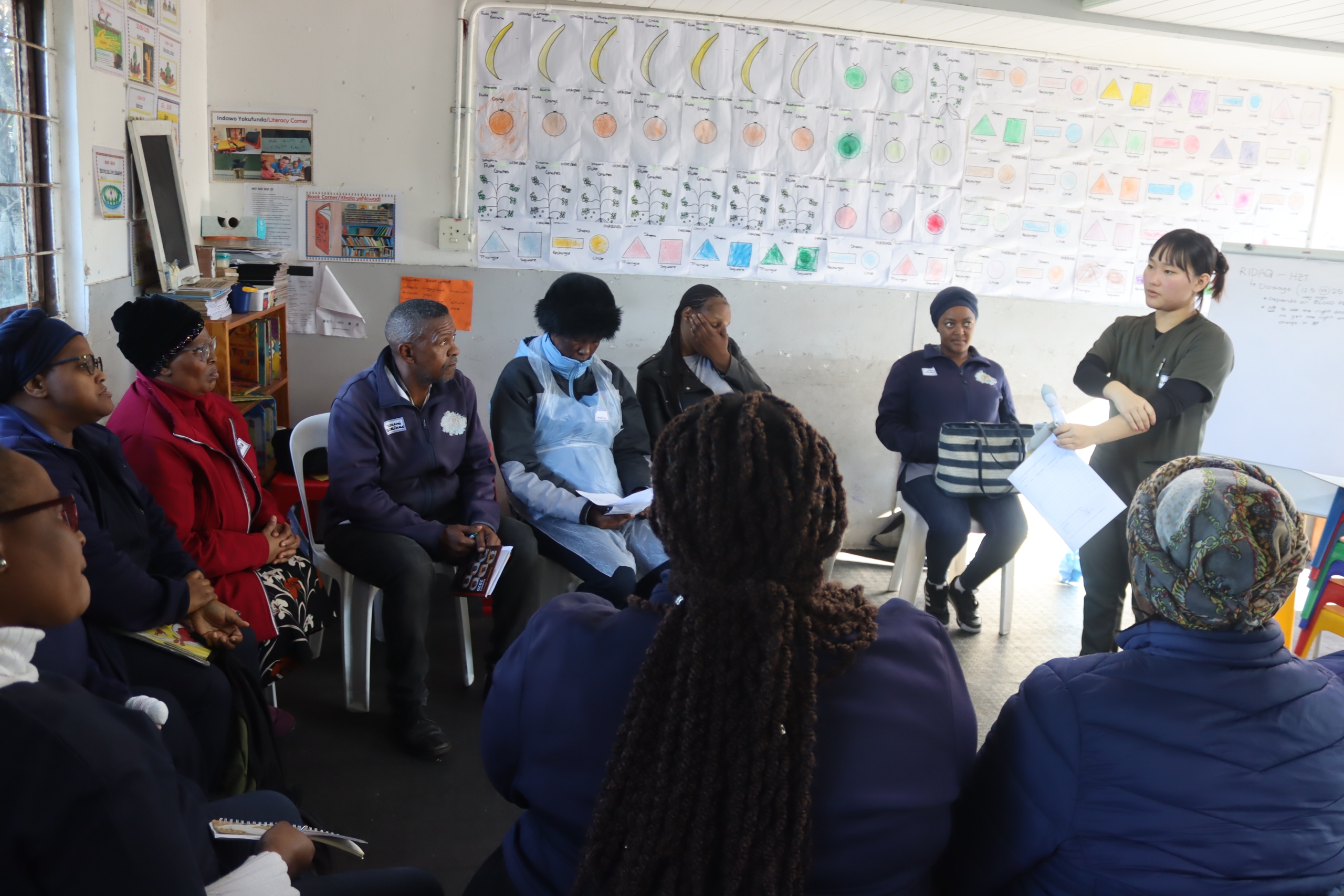 Langa caregivers receive vital hypertension training from UCT students