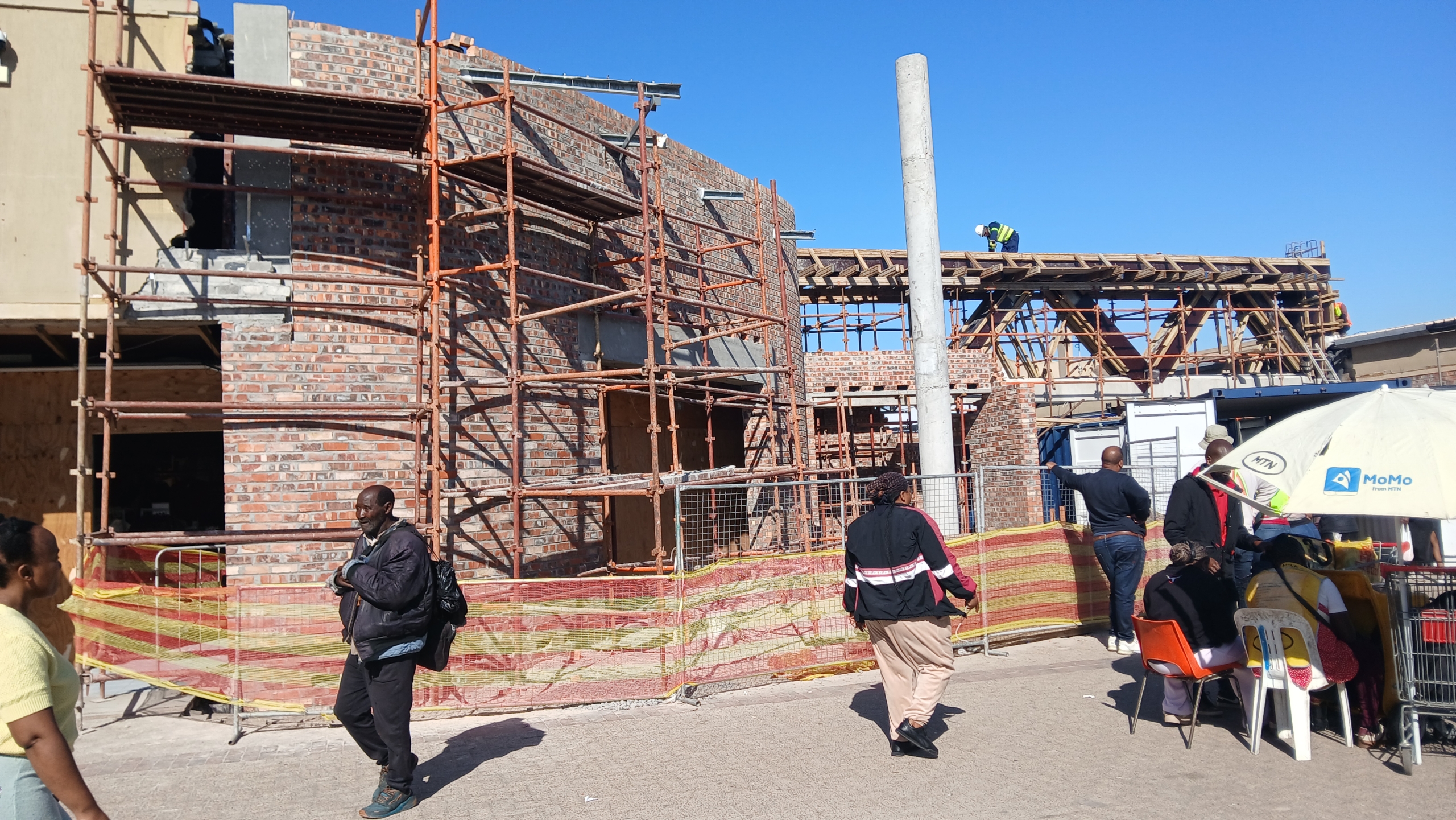 Khayelitsha Mall is undergoing renovations. PHOTO: UNATHI OBOSE