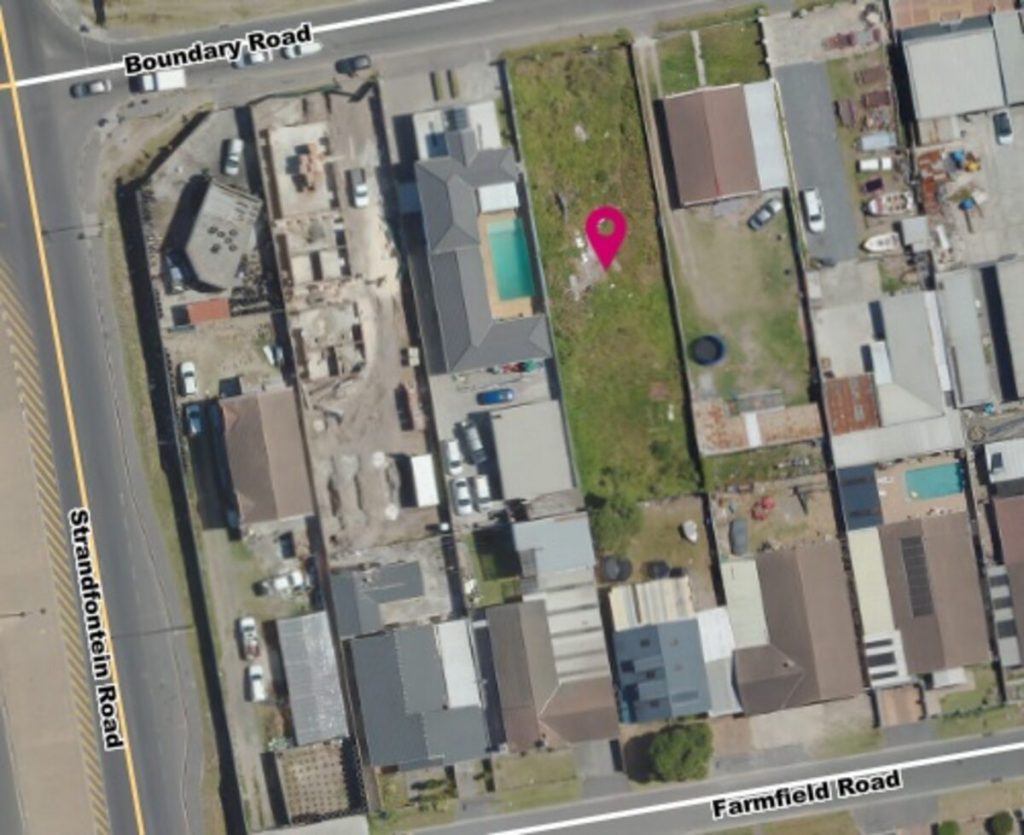 An aerial view of Farm 787 in the PHA.